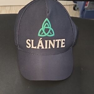 Black Printed Sláinte Cap